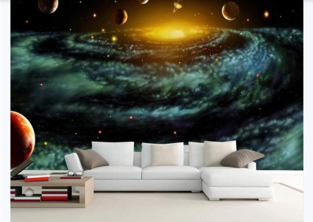 Stellen Sie Sich Einen Kosmischen Raum Vor 3D Tapete Poster Restaurant Schlafzimmer Wohnzimmer Sofa TV Dekorative Wand-400cm×280cm