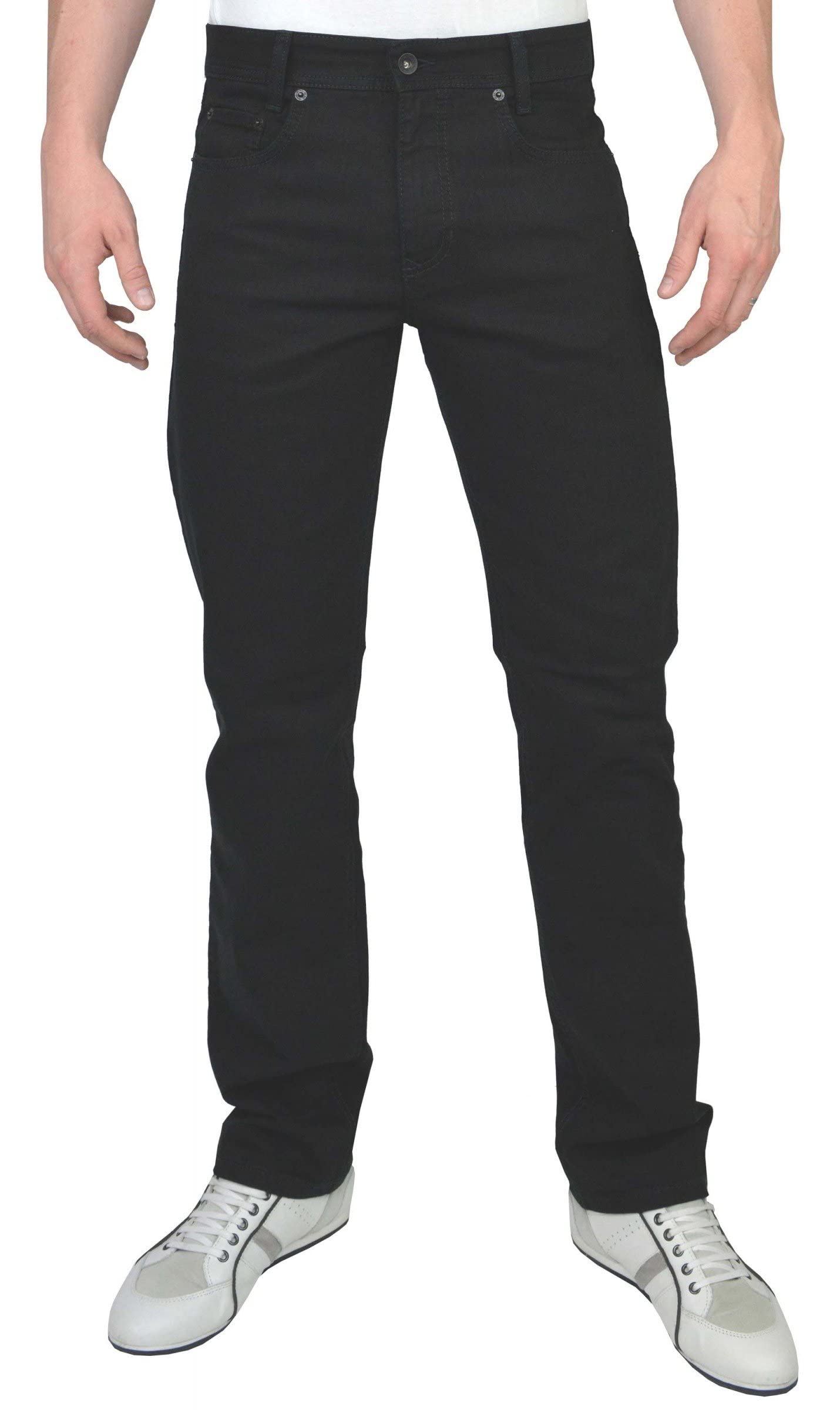 MAC Herren Straight Leg Jeanshose Arne, Schwarz (Black H900), W33/L32 (Herstellergröße: 33/32)