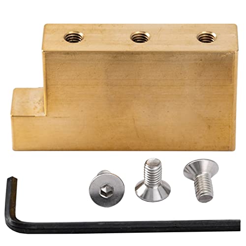 32mm Massiv Messing L Form Tremolo Block Sperrung Tremolo Brücke Für Elektrische Gitarre Tune-o-matic Steg