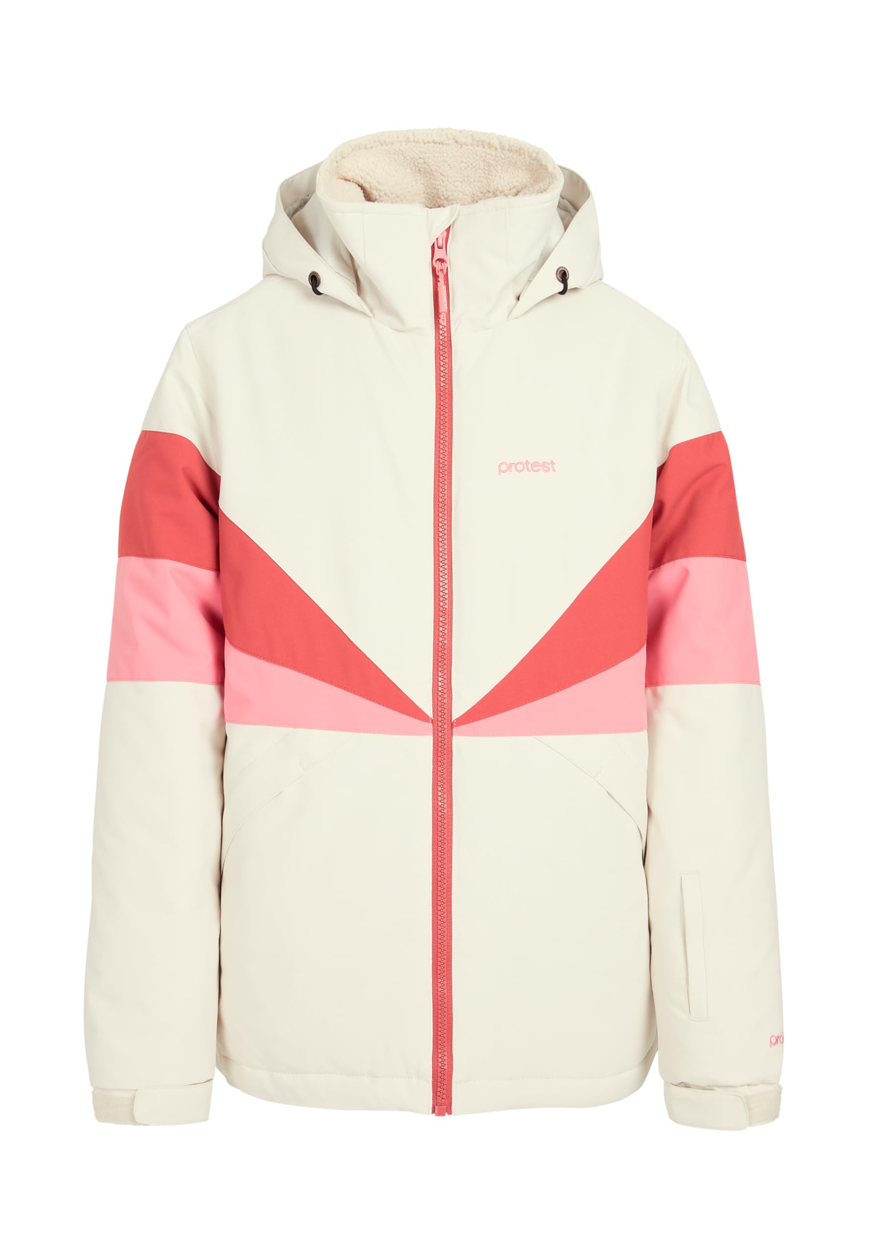 Protest Girls Ski- Und Snowboardjacke PRTKATE JR Kitoffwhite 164