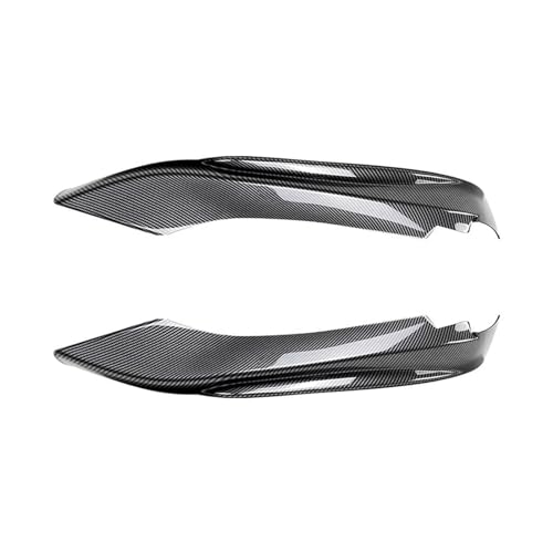 Splitter Frontspoilerlippe Splitter Spoiler Nebelscheinwerfer Kühlergrill Für 4er F32 F32 F36 420d 425d 430i 430d 435d MP Tech 2014-2020 Frontlippe(Carbon Look Splitter)