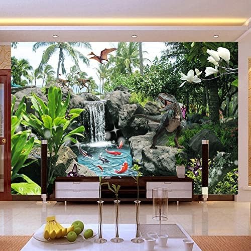 Porträt Park Landschaft Dinosaurier 3D Tapeten Wanddekoration Fototapete Sofas Wohnzimmer Wandbild Schlafzimmer-350cm×256cm