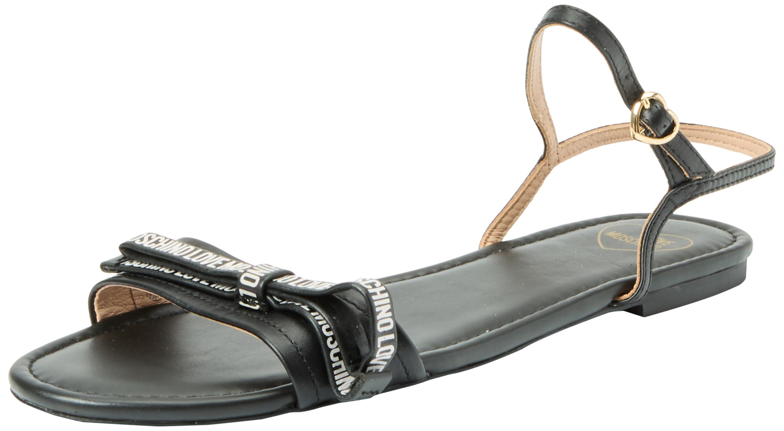 Love Moschino Damen Ja16201g0iie0000 Sandale, Schwarz, 35 EU