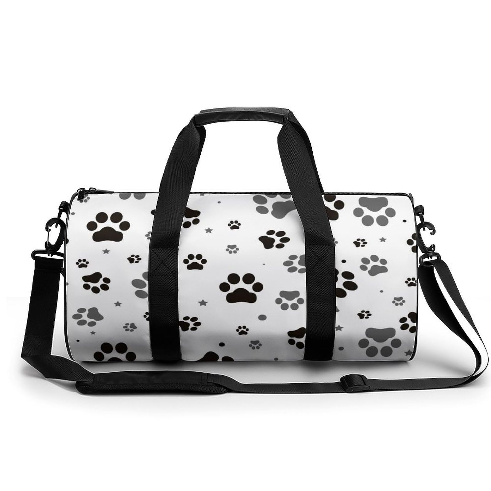 Hund Pfote Sport Duffel Bag Sporttasche Reisetasche Handgepäck Tasche Schwimmtasche Weekender Bag 45x23x23cm