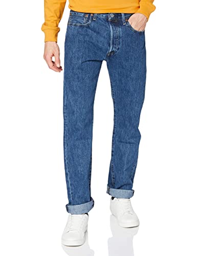 Levi's Herren Jeanshosen 501 Original Fit, Blue (Medium Indigo- 0114), W31/L34