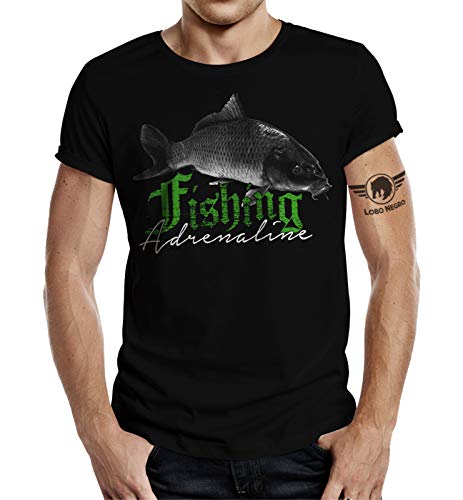 Geschenk T-Shirt für Angler und Fischer: Adrenalin 4XL