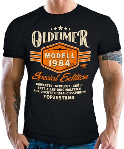 T-Shirt als Geschenk für Männer zum 40. Geburtstag - Oldtimer Modell Baujahr 1983 in Topzustand