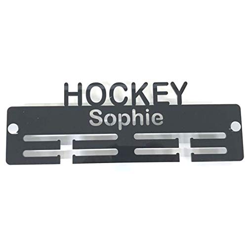 Super Cool Creation Medaillen-Aufhänger "Hockey", personalisierbar, Grün