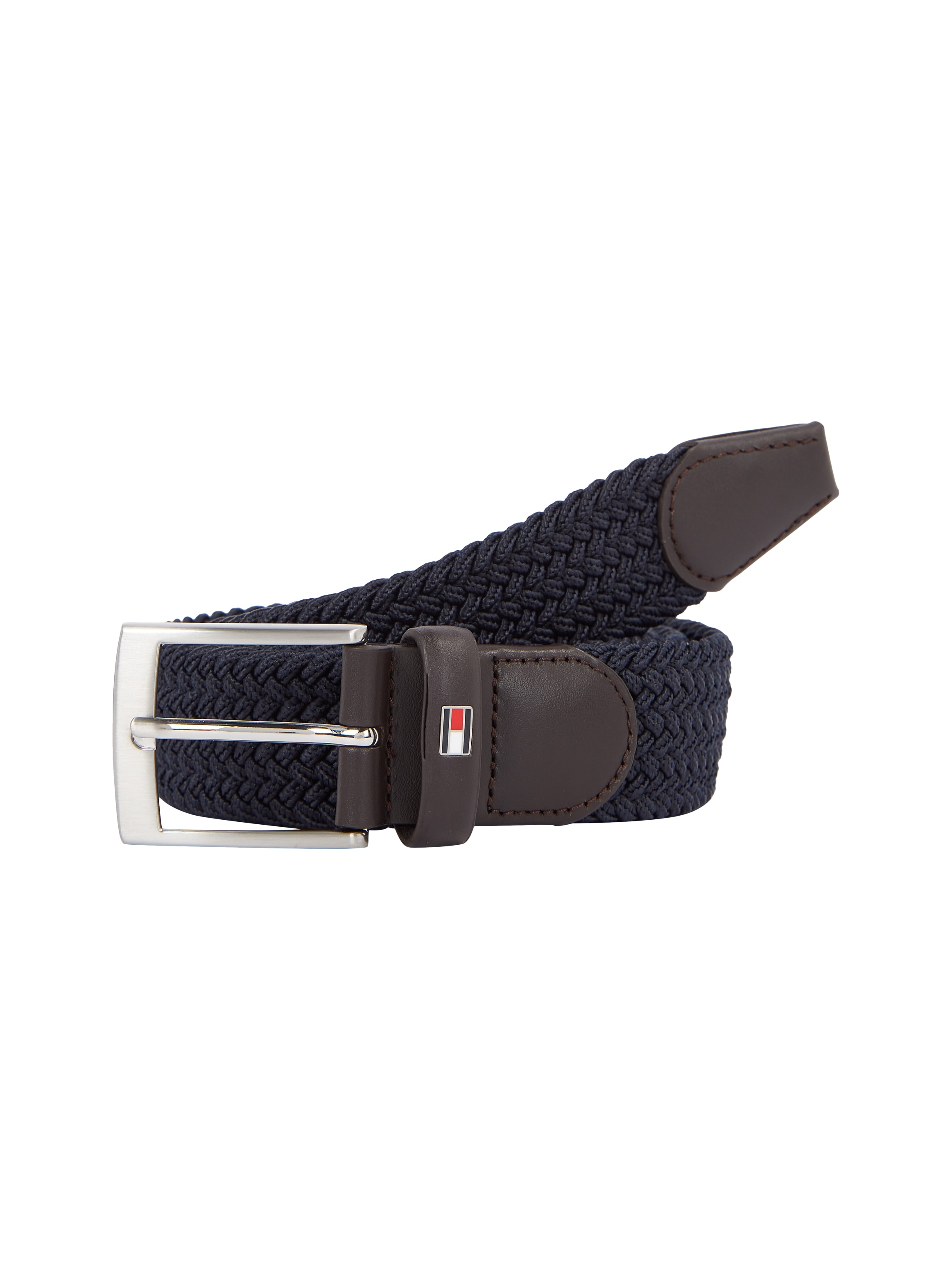 Tommy Hilfiger Stoffgürtel "New Adan Belt 3,5 cm", NEW ADAN BELT aus geflochtenem Stretch-Gurtbandgewebe