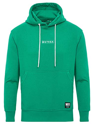 WOTEGA Herren Kapuzenpullover Hoodie Logo - grünes Männer Sweatshirt Kapuze, Grün (Spectra Green 175335), XL