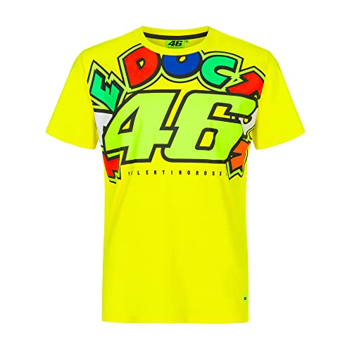 Valentino Rossi VR 46 Herren 46 The Doctor T-Shirt, gelb, XL