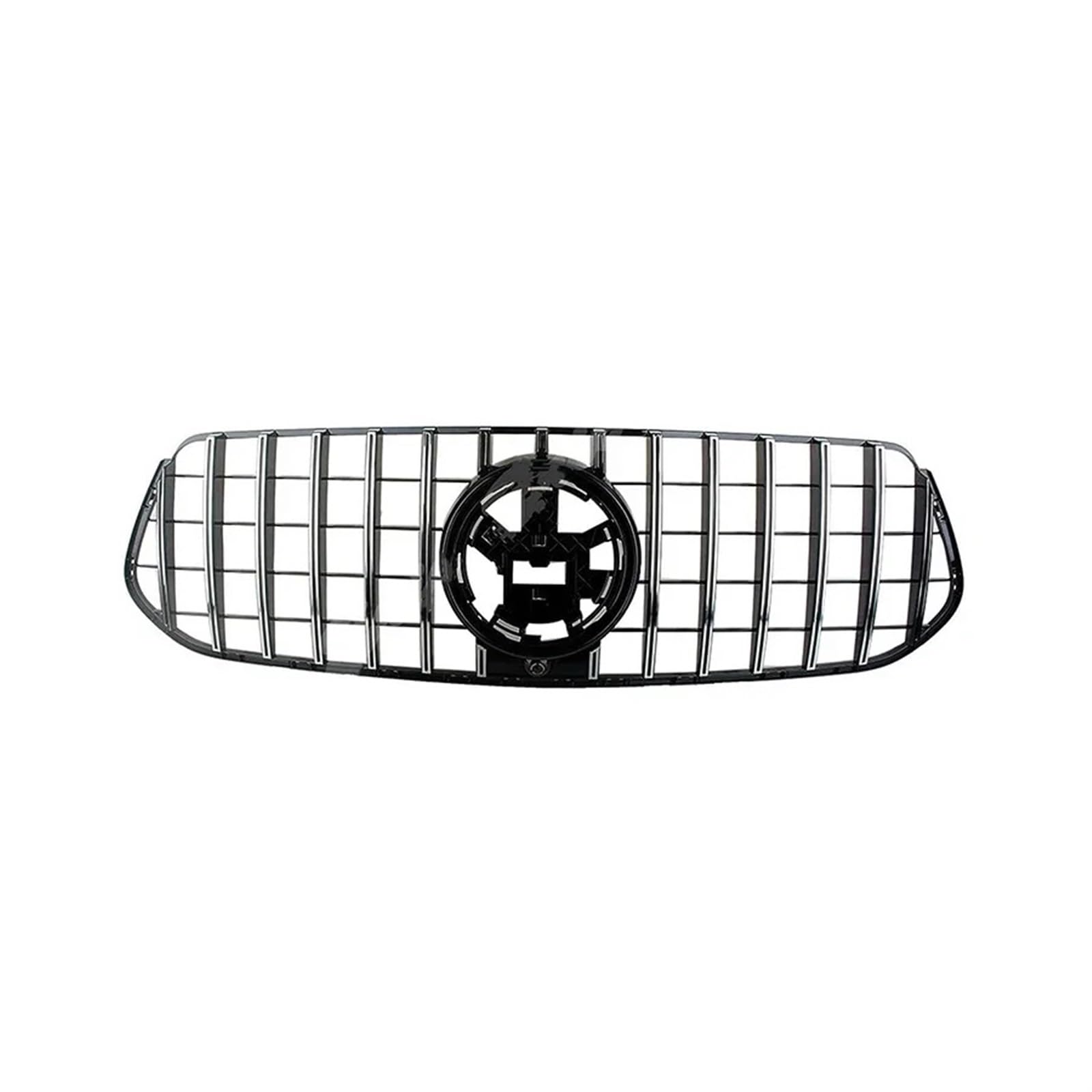 Frontgrills Für Benz W167 2020-IN Für GLE-Klasse Silber/Schwarz Auto Vorne Racing Billet Stoßstange Mesh Grill Vent Oberen Front Bumper Grille(Silver HH)