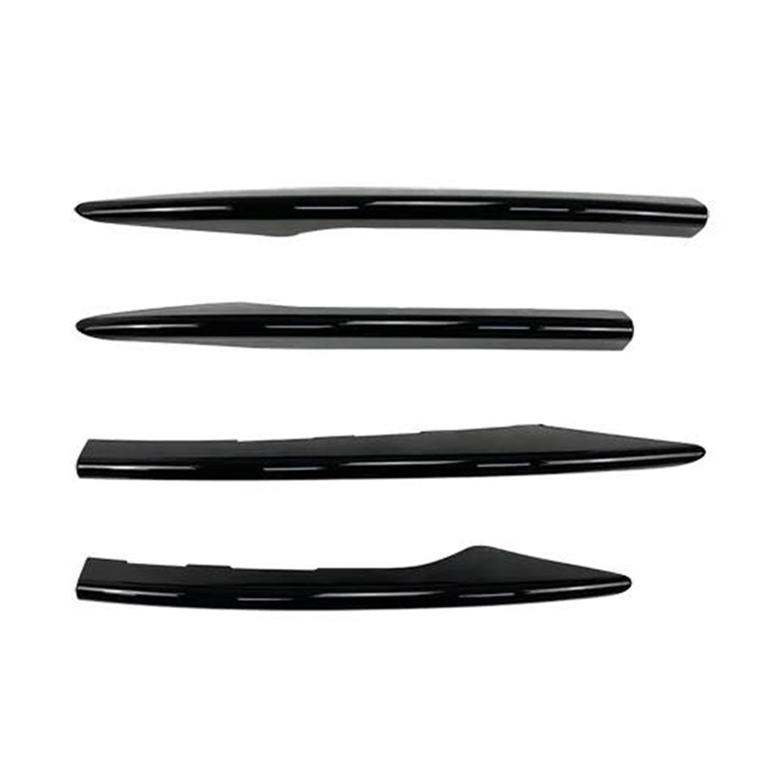 Splitter 2X Auto Front Lip Splitter Spoiler Schmücken Trim Canard Für Benz E Klasse W213 E200 E260 E300 E300e E450 2021-2023 Frontlippe(B Gloss Black)