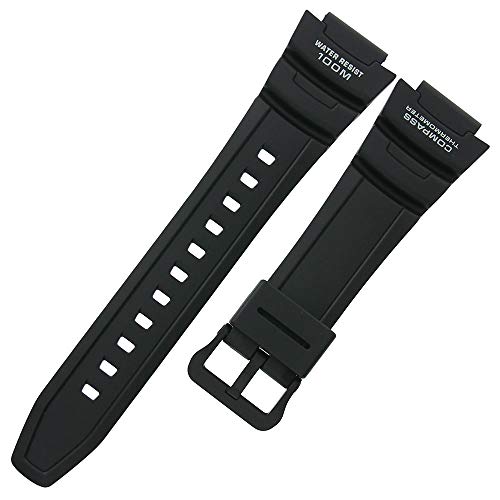 Casio Uhrenarmband Resin Band schwarz für SGW-500H SGW-500