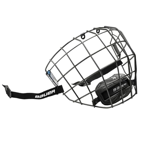 Bauer Facemask Profile III Gitter 2023, Größe:L, Farbe:Gunmetal