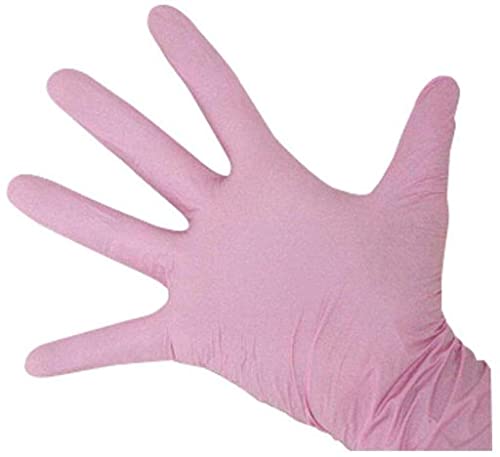 COVETRUS Handschuhe aus Nitrilstaub, Aloe Vera, Rosa, XS 100U