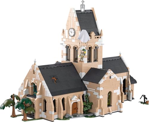 COBI Historical Collection 2299 - Church Sainte-Mere-Eglise, Bausatz, Klemmbausteine