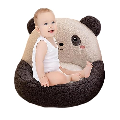 Samuliy Gefüllter Kindersessel mit Panda-Motiv – Gefüllter Panda-Sessel, Sofa, Lesesessel, weicher Tierstützsitz für Kleinkinder, Kinder, Mädchen, Jungen