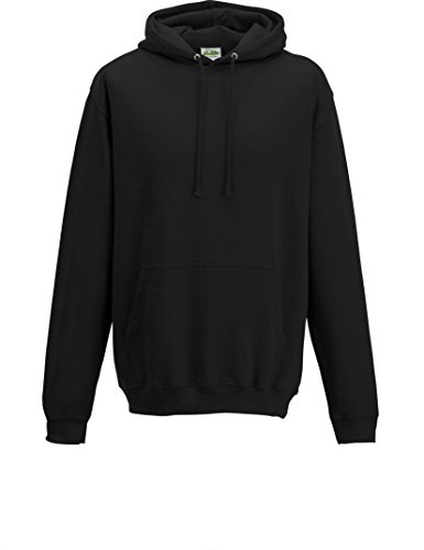 Just Hoods College Hoodie, Jet Black, 3XL