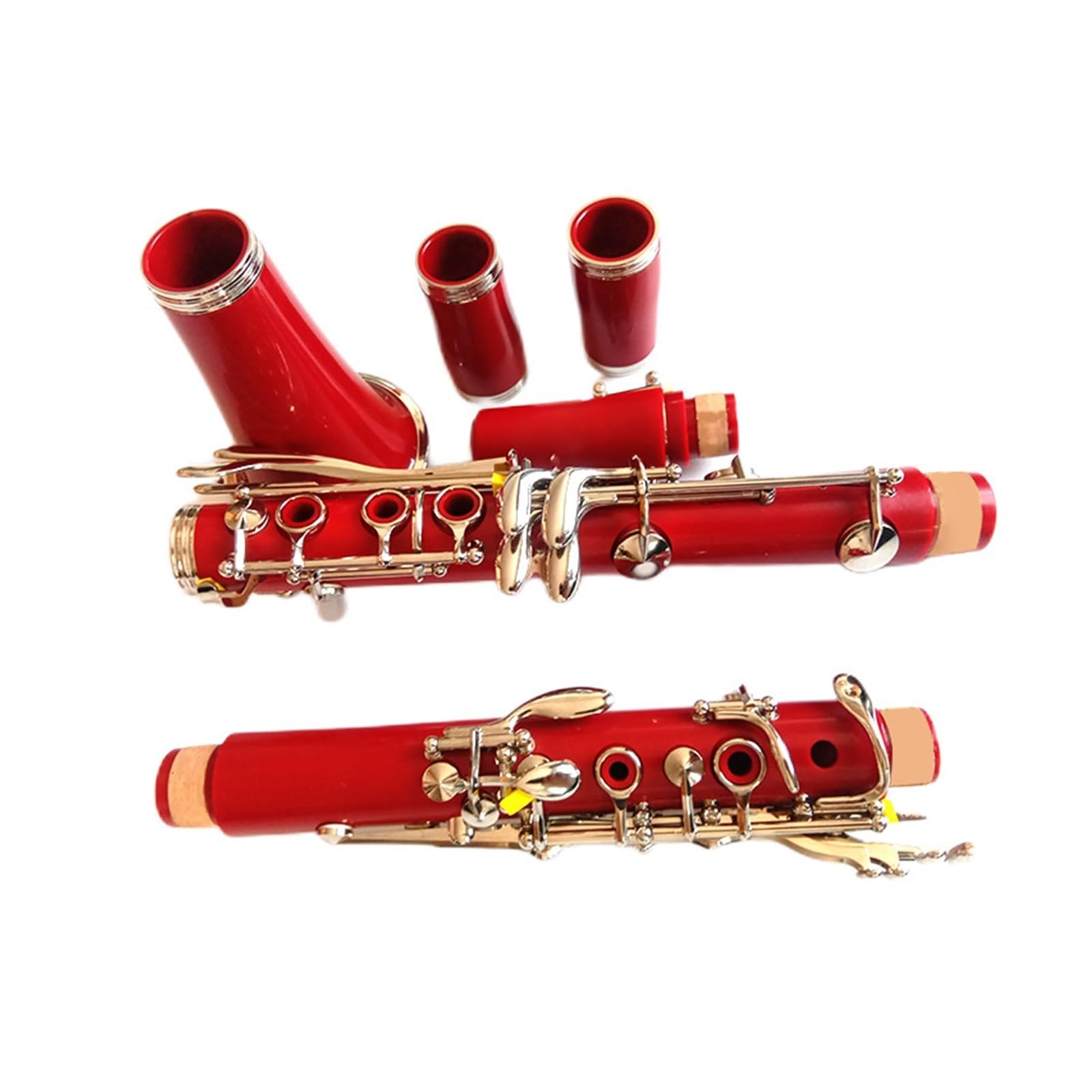 Musikinstrument-Klarinette 17-Tasten-B-Klarinette Farbe: rotes Rohr westliches Blasinstrument Klarinette Blasinstrument Klarinette