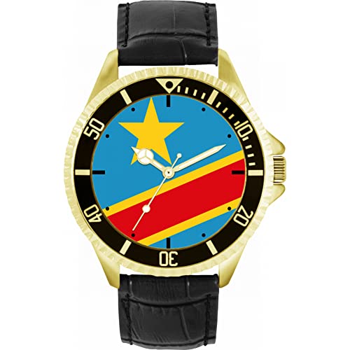Toff London Kongo-Flaggen-Uhr