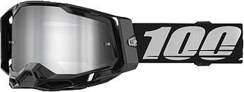 100 Percent Racecraft 2 Black, Crossbrille verspiegelt