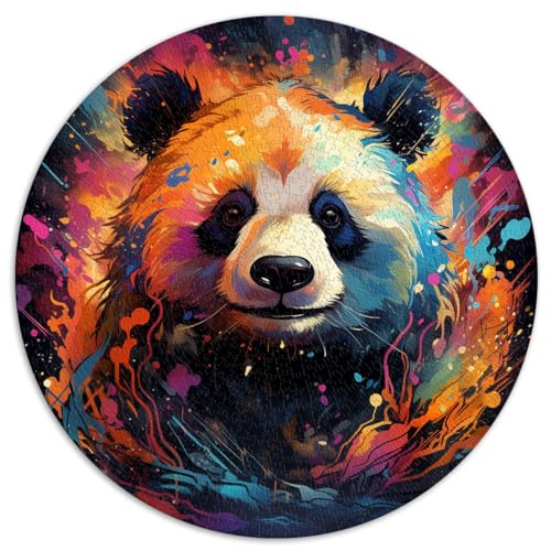 Puzzles Panda Art Style Puzzles für Erwachsene 1000 Teile 67,5x67,5cm Lernspielzeug Spaß bei Heimaktivitäten, Geburtstagsgeschenk, Reisegeschenke,