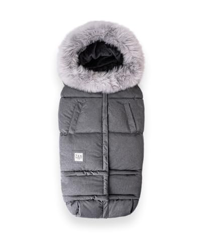 7AM Fußsack für Kinderwagen Kindersitz Babyschale - Blanket 212 Evolution Baby Wintersack für Autositz Gurte, oder Wagen wächst mit dem Kind (6M - 4J)