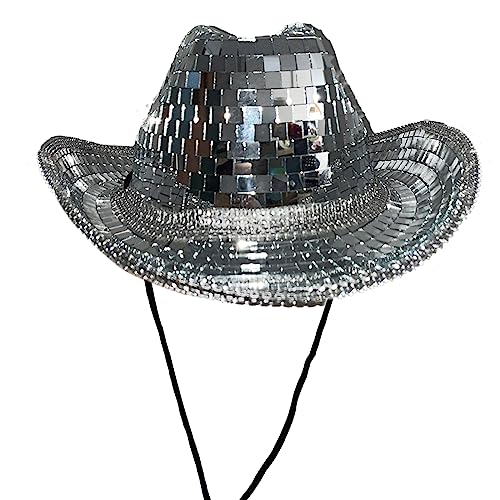 Partyball-Cowboyhut, Mehrzweck-Dekoration, Geschenk, Zubehör für Outdoor, Reisen, Camping, Wandern, Damen, Cowboyhut