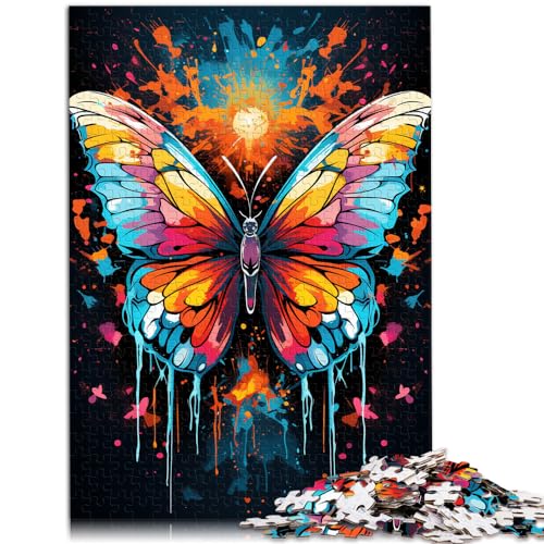 Puzzles für Fantasy-Kunst-Schmetterling, 1000 Puzzles für Erwachsene, 1000 Teile, Holzpuzzle, schwierige und schwere Puzzles für Frauen und Männer, 1000 Teile (50 x 75 cm)