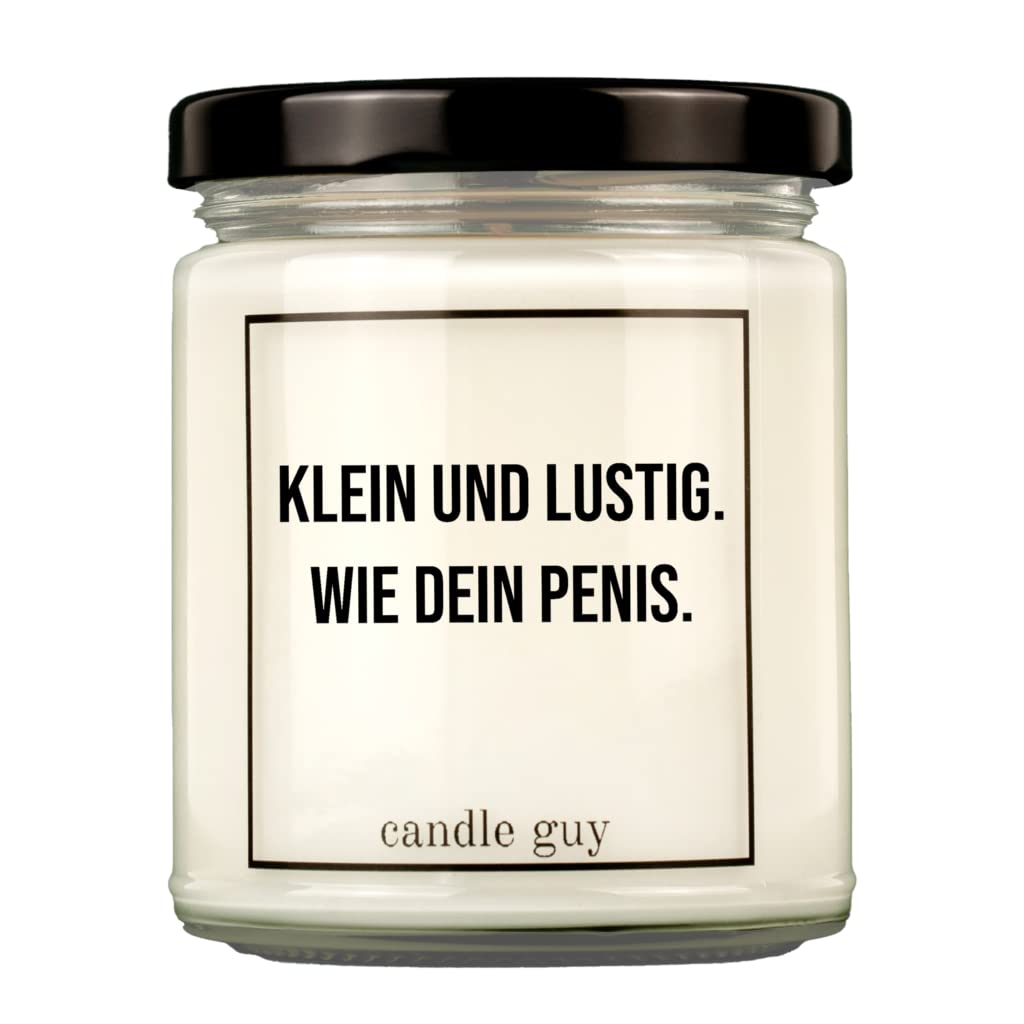 candle guy Duftkerze | Klein und lustig. Wie Dein Penis. | Handgemacht aus 100% Sojawachs | 70 Stunden Brenndauer