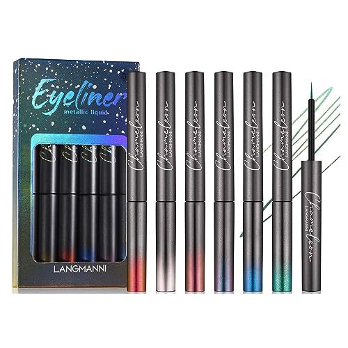 Hochpigmentierter Glitzer Eyeliner Bunt Wischfest Und Wasserfest Auffälliger Blick Augen Make Up Schönheitskosmetik Wasserfester Eyeliner Bühnen Make Up Schönheit Und Gesundheit Augen Make Up