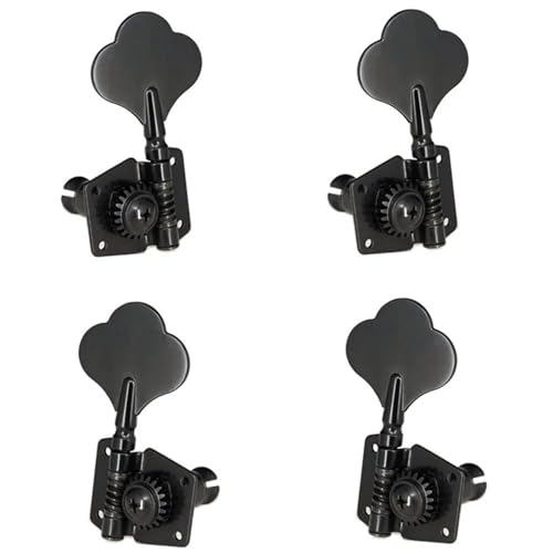 Strings Tuning Pegs Mechaniken Für Gitarre Offener Bass-Tuner-Stimmstift mit Schraubkragen und robustem Innenzahnrad (Color : 2 R 2 L)