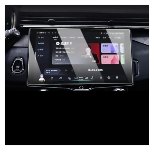 Für Lynk&Co 01 05 2021 12,7 Zoll LCD-Autoradio GPS-Navigation Gehärtetes Glas Und Armaturenbrett-Bildschirmschutzfolie Navigation Schutzfolie Navigations-Displayschutz(GPS)