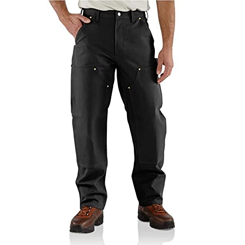 Carhartt Arbeitshosen Hosen Duck Double Front Logg B01, schwarz, W38L32