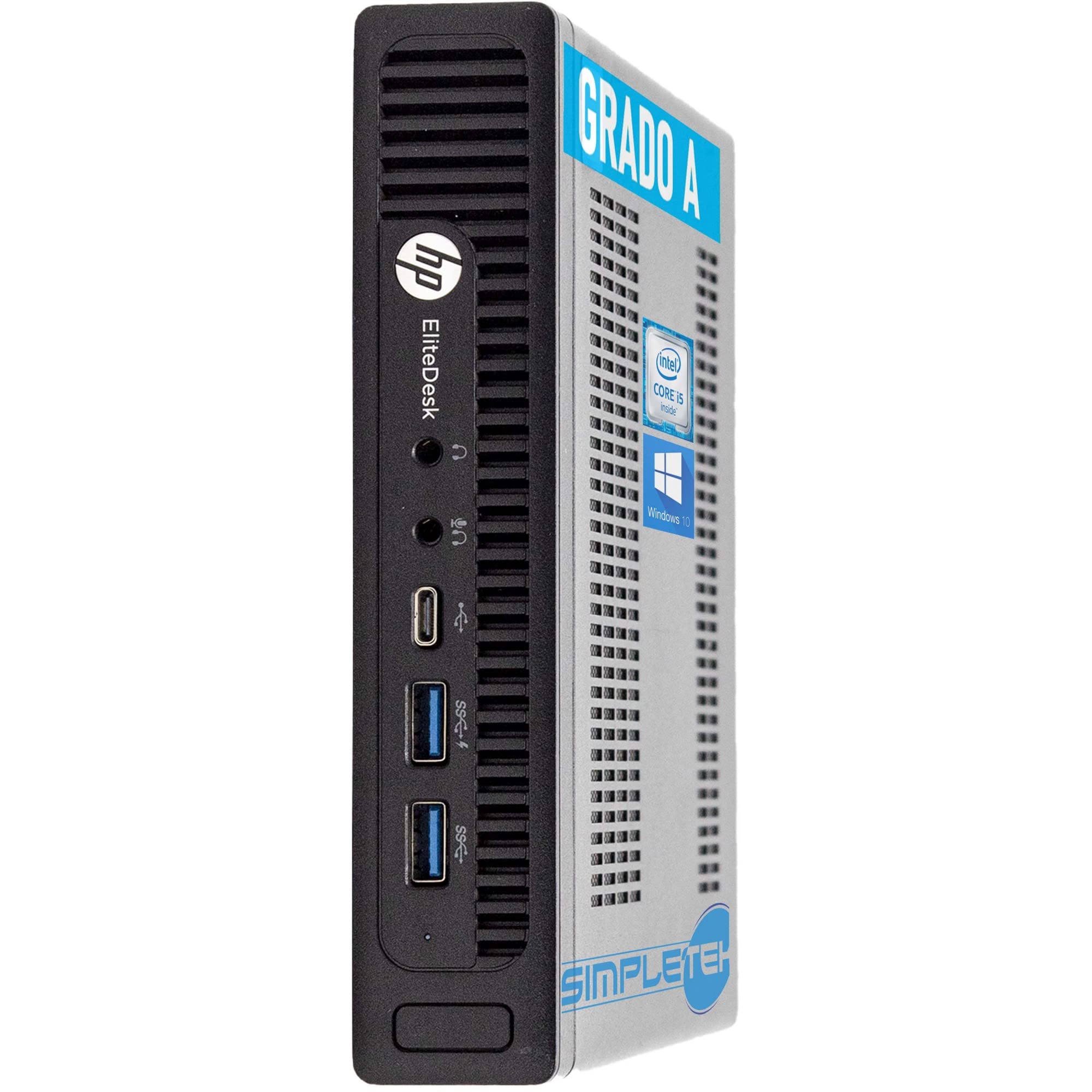 PC DESKTOP FISSE MINI NUC HP Elitedesk 800 G2 USDT i5 6500 Bis zu 3,6 GHz SSD M.2 Windows 10 Pro SmartWorking (8 GB SSD 240 GB) (überholt)