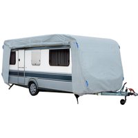 GreenYard Abdeckplane für Wohnwagen oder Wohnmobile Größe M, 550 x 250 x 220 cm