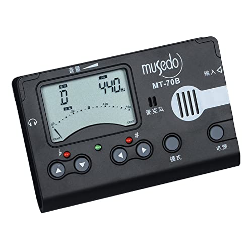 Upgraded Tools LCD-Display Metrono mit faltbarer Halterung Tongenerator für Gitarre