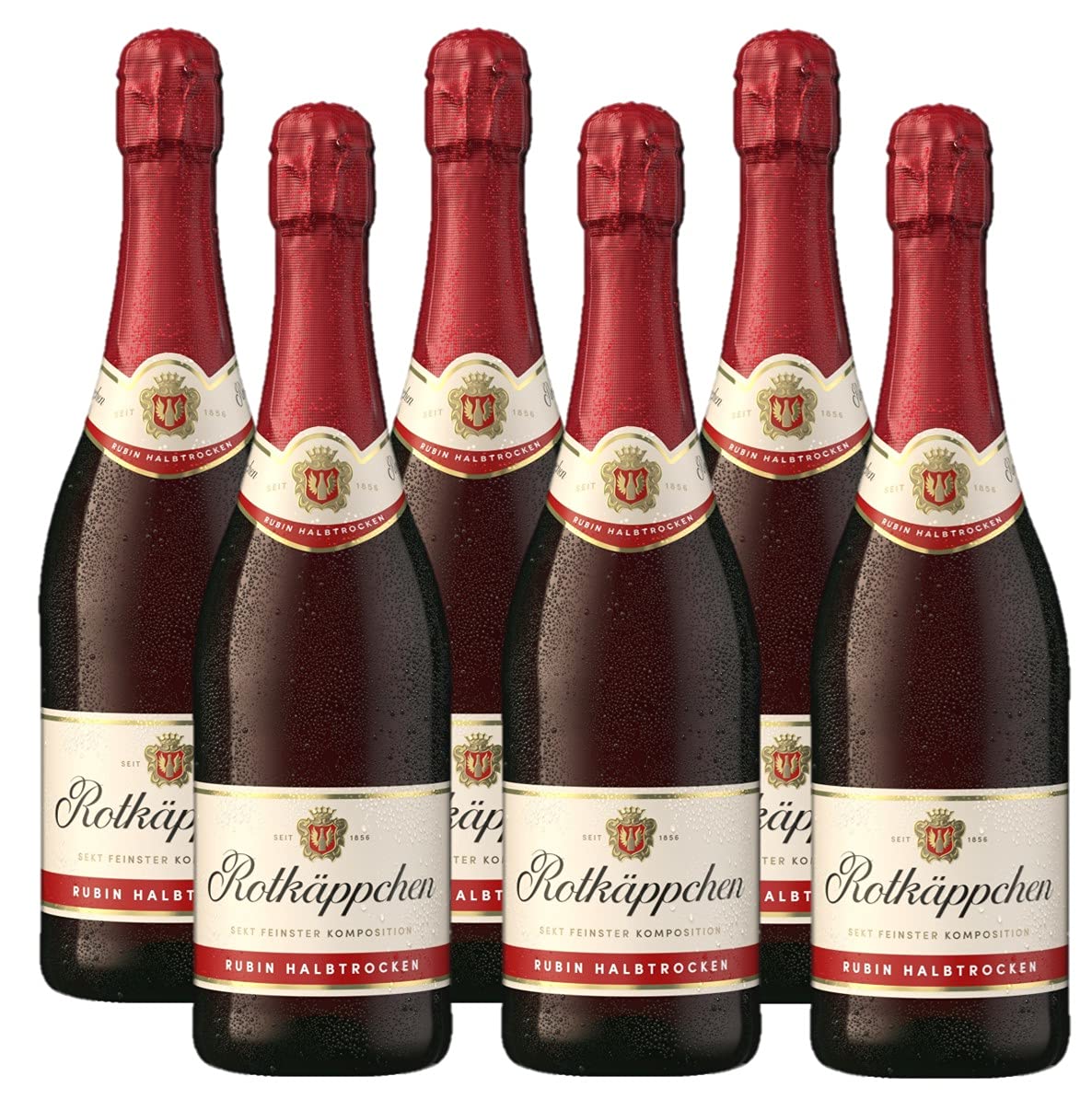 Rotkäppchen Sekt Rubin Halbtrocken, 6er Pack (6 x 750 ml)