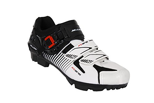 Massi Hydra- Fahrradschuhe MTB Unisex, Mehrfarbig/weiß, Größe 39