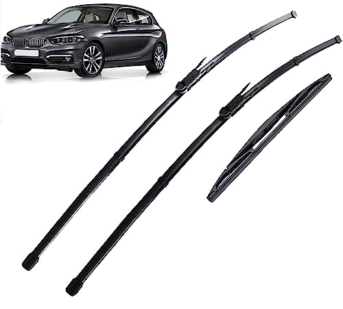 Scheibenwischer für BMW 1er F20 F21 114i 116i 118i 120i 125i 2011-2019, Auto Scheibenwischer Vorne Und Hinten Wischerblätter Set Teile Ersatzwischblätter