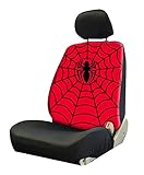 Plasticolor Marvel Spiderman 006938R01 Sitzbezug mit niedriger Rückenlehne, universell passend für Auto, LKW, SUV