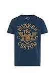 Rokker T-Shirt Custom Men Herren Kurzarmshirt, M