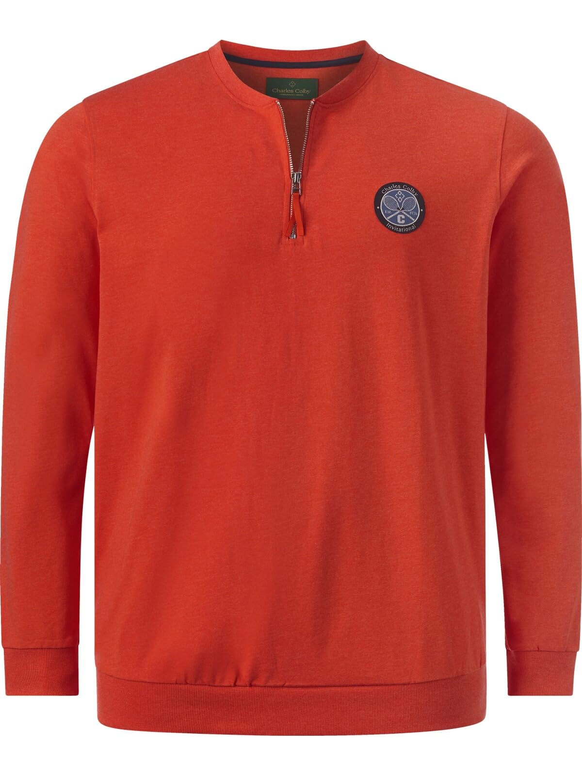 Charles Colby Herren Sweatshirt Earl Reuben orange 4XL (XXXXL) - 68/70