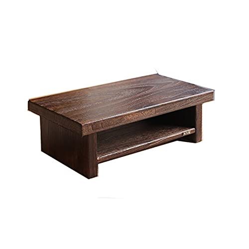 SnamicE Asiatische Antike Möbel Japanischen Boden Tee Tisch Rechteck Wohnzimmer Holz Laptop Kaffee Tatami Niedriger Tisch Holz