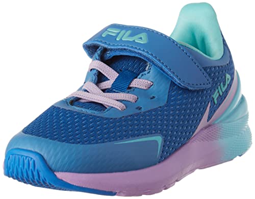 FILA Crusher V Kids Laufschuh, Vallarta Blue-Fair Orchid, 32 EU