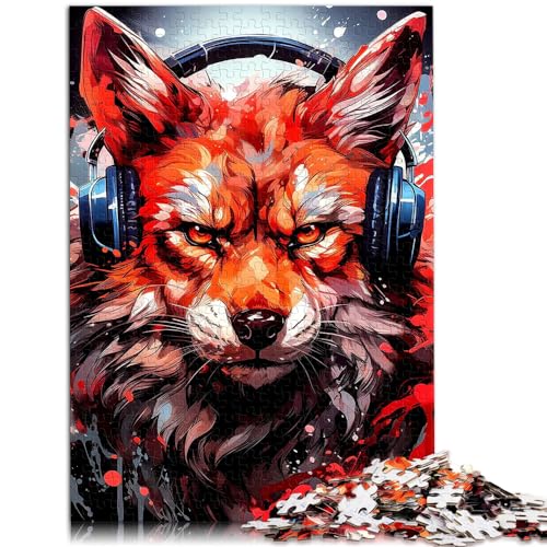 Puzzle, Lernspiele, Melodic Wolf, für Erwachsene, 1000 Teile, Puzzle, Geschenke, Holzpuzzle, Geburtstagsgeschenk, Geschenke für oder, Wandkunst, 1000 Teile (50 x 75 cm)