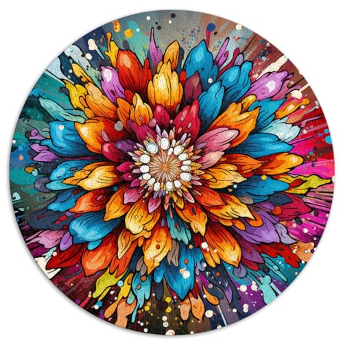 Puzzle für Flower Power-Puzzles 1000 Teile 26,5 x 26,5 Zoll Puzzle Lernspiele Heimdekorationspuzzle Tolles Geschenk für | Spiele