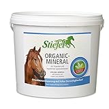 Stiefel Organic-Mineral für Pferde, getreidefrei, hochwertiges Mineralfutter zur optimalen Versorgung mit Mineralstoffen & Vitaminen, Aufwertung der täglichen Futterration, ohne Getreide, 3kg