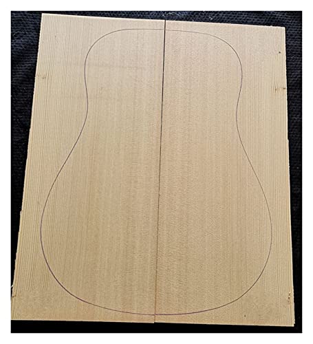 Gitarrenkorpus unfertig 1SET AAA. Auswahl An Sitka Fichte Gitarre Furniergitarre Panel Wolle Holz 540 * 220 * 4, 5 Mm (Color : X89)